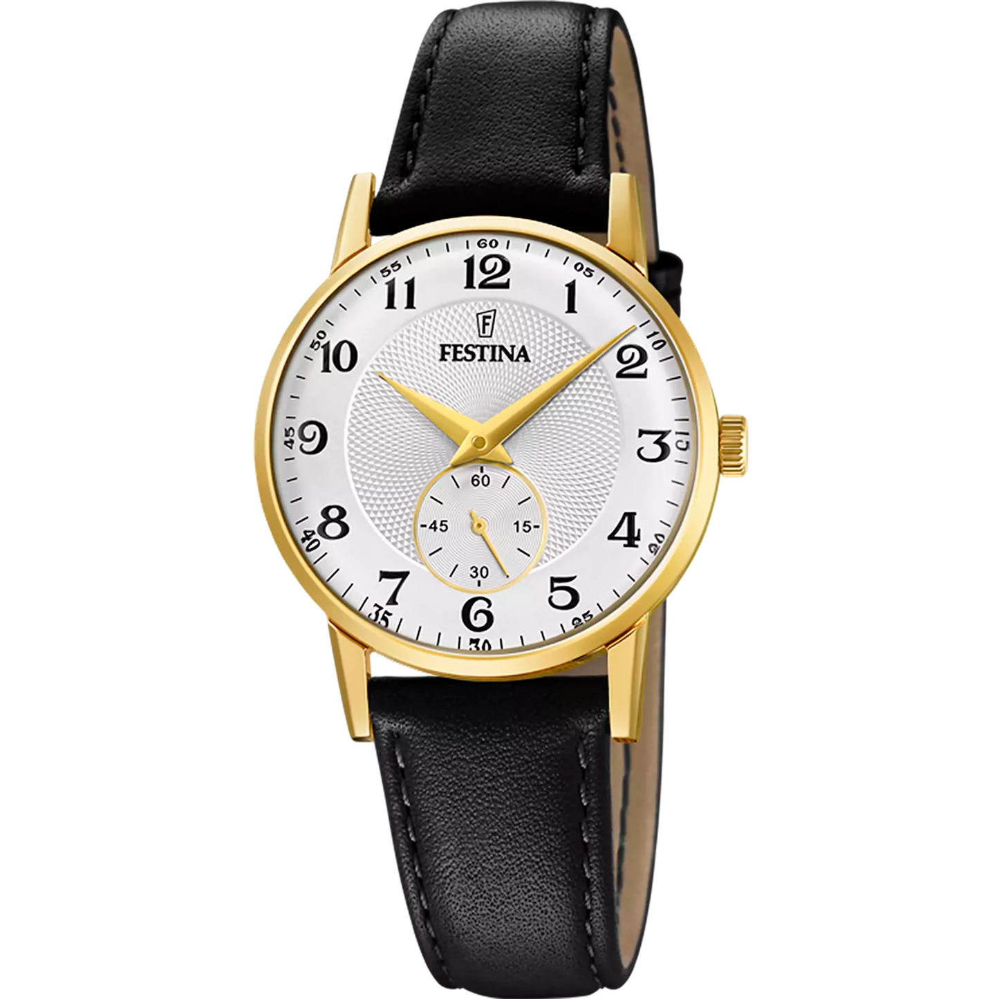 F20571/1_OROLOGIO FESTINA F20571/1 ARGENTO CON CINTURINO IN PELLE, DONNA