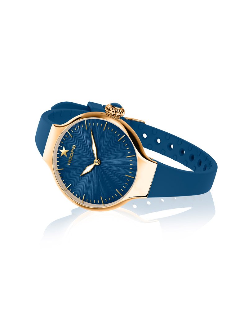 2634L-YG05_OROLOGIO HOOPS NOUVEAU CHÉRIE SLIDING GOLD CLASSIC BLUE