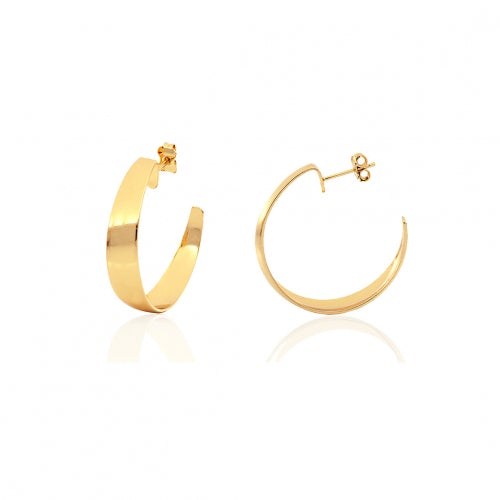 Orecchini Semi-cerchio in bronzo dorato_499248