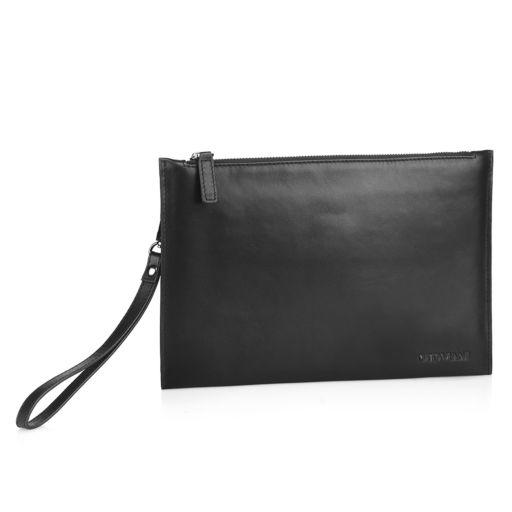 Astuccio in pelle nera 87595
