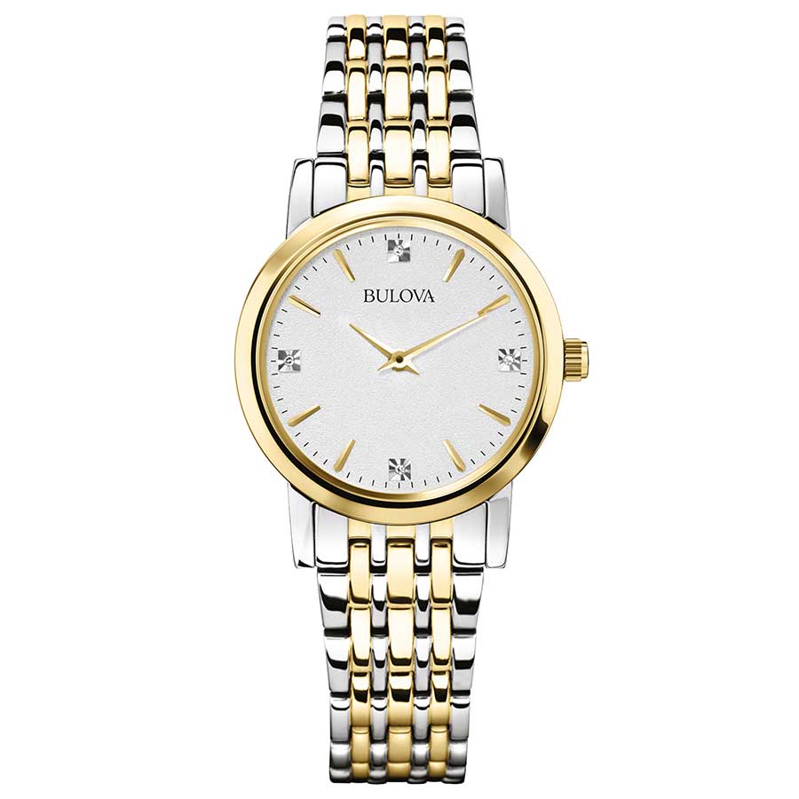 98P115_Orologio donna solotempo Bulova colelzione Diamanti Duets