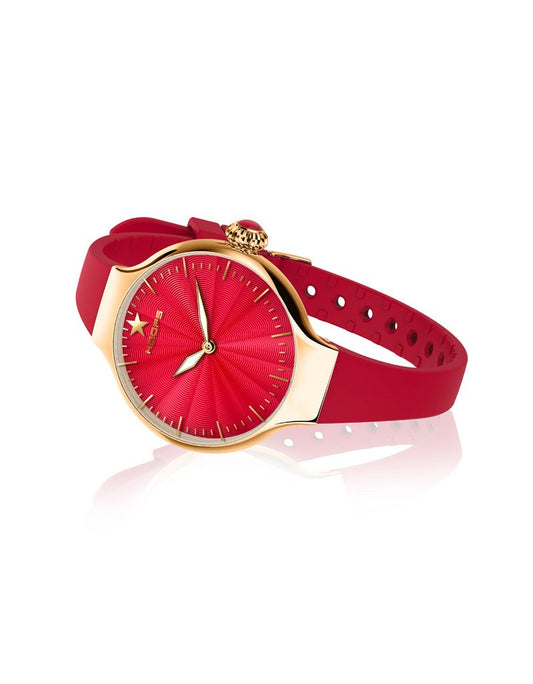 2634L-YG03_OROLOGIO HOOPS NOUVEAU CHÉRIE SLIDING GOLD BORGOGNA